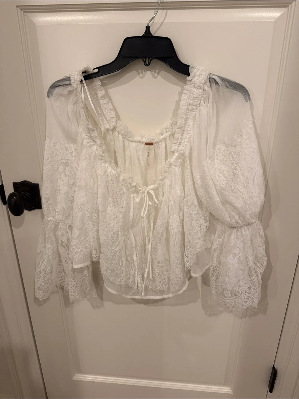 Free People Fairy Girl Lace Blouse